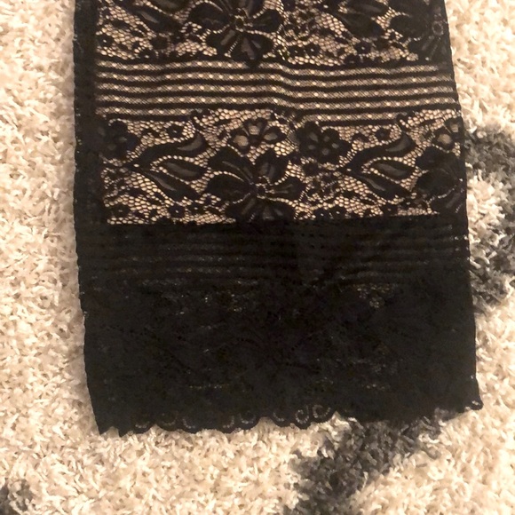 New Black lace midi dress from lulus - Picture 6 of 8